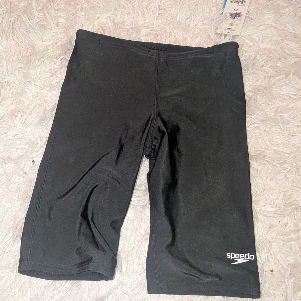 Nwt Speedo Black Swim Shorts